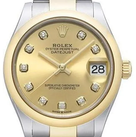 Rolex Datejust 31 278243 31mm Yellow gold and Stainless steel Champagne