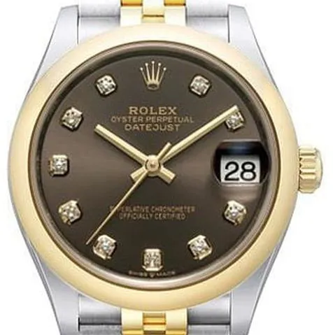 Rolex Datejust 31 278243 31mm Yellow gold and Stainless steel Gray