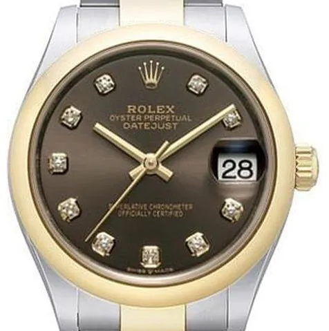 Rolex Datejust 31 278243 31mm Yellow gold and Stainless steel Gray