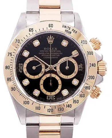 Rolex Daytona 16523G 40mm Yellow gold and Stainless steel Black