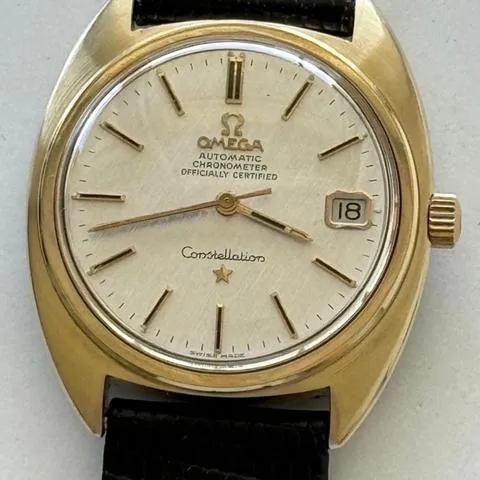 Omega Constellation 168.017 34mm Yellow gold and stainless steel Silver 2