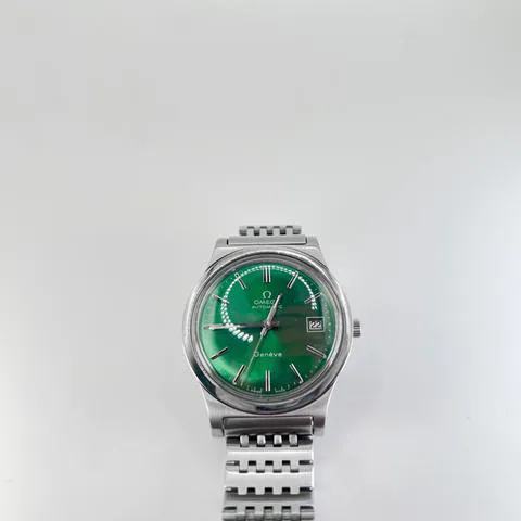 Omega Genève 166.0168 36mm Stainless steel Green 9