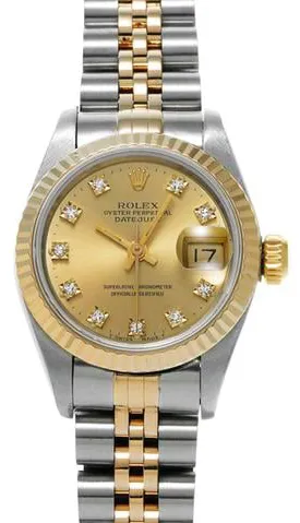 Rolex Datejust 69173G 26mm Stainless steel Champagne