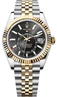 Rolex Sky-Dweller 336933-0004 42mm Yellow gold and Oystersteel Black