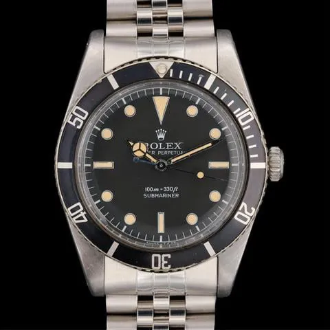 Rolex Submariner 5508 37mm Stainless steel Black