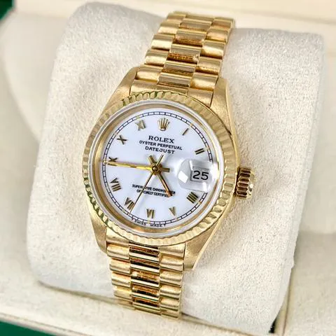 Rolex Lady-Datejust 69178 26mm Yellow gold White