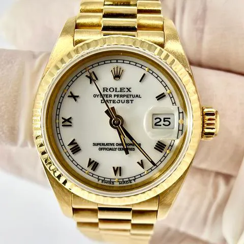 Rolex Lady-Datejust 69178 26mm Yellow gold White 2