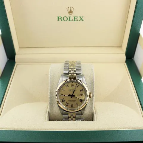 Rolex Datejust 36 16013 36mm Yellow gold and stainless steel Champagne