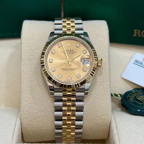 Rolex Datejust 31 178273 31mm Yellow gold and Stainless steel Champagne