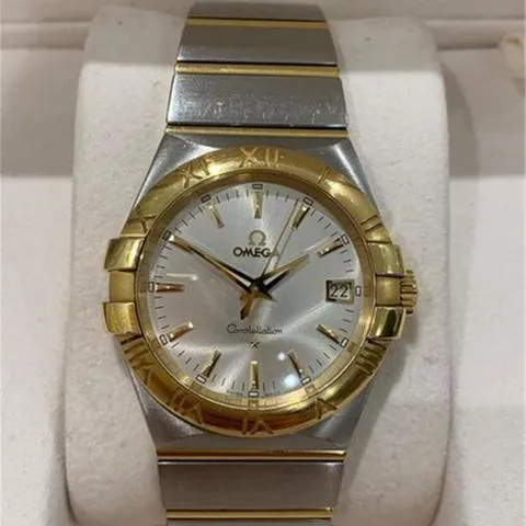 Omega Constellation Quartz 123.20.35.60.02.002 23mm Yellow gold Silver