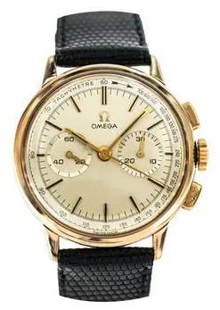 Omega Chronograph 101.009-65 35mm Yellow gold Silver