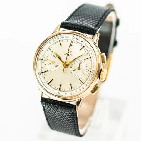 Omega Chronograph 101.009-65 35mm Yellow gold Silver 8