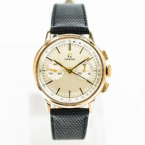 Omega Chronograph 101.009-65 35mm Yellow gold Silver 11