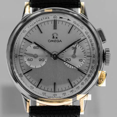 Omega Chronograph 101.009-65 35mm Yellow gold Silver 14