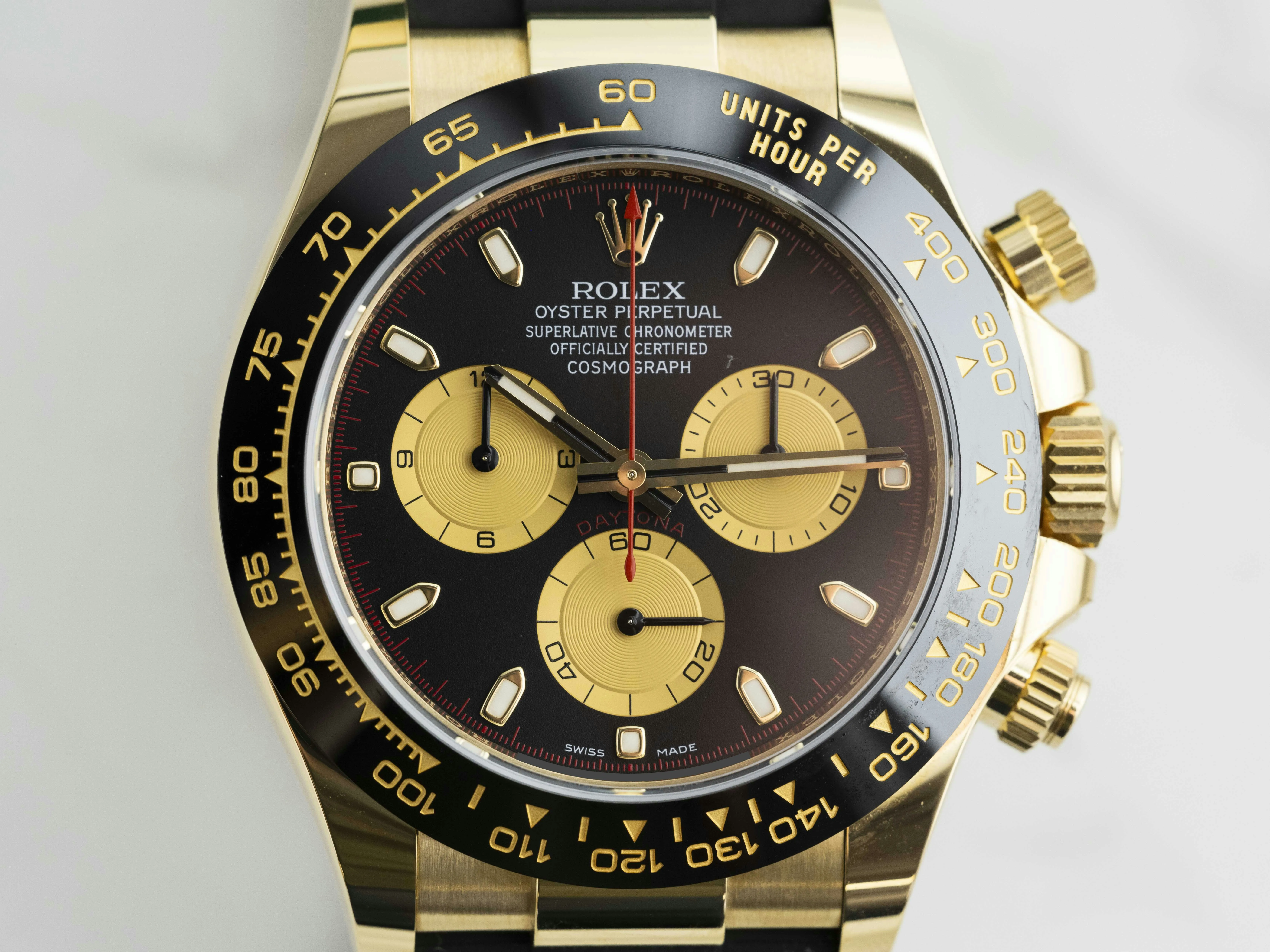 Rolex Daytona 116518LN 40mm Yellow gold Black