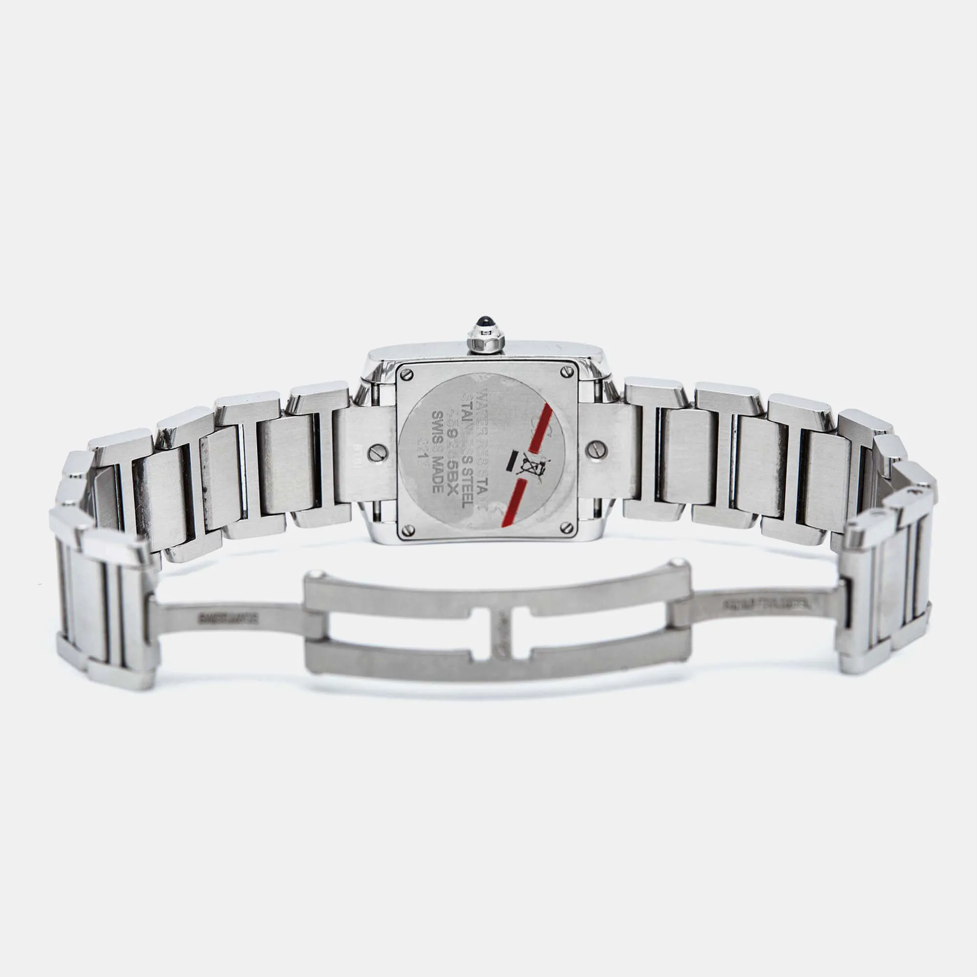 Cartier Tank Française W4TA0008 20mm Stainless steel 4