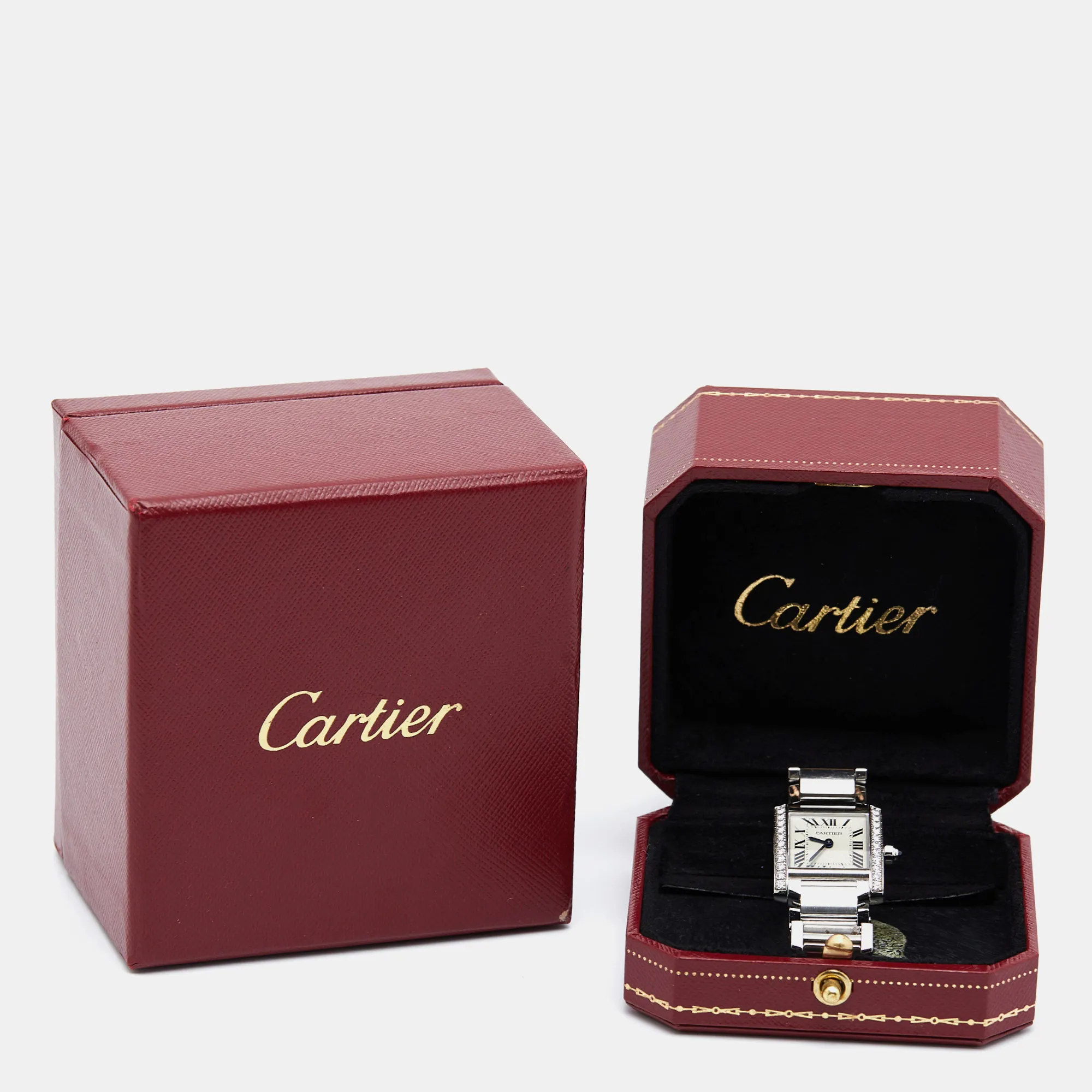 Cartier Tank Française W4TA0008 20mm Stainless steel 8