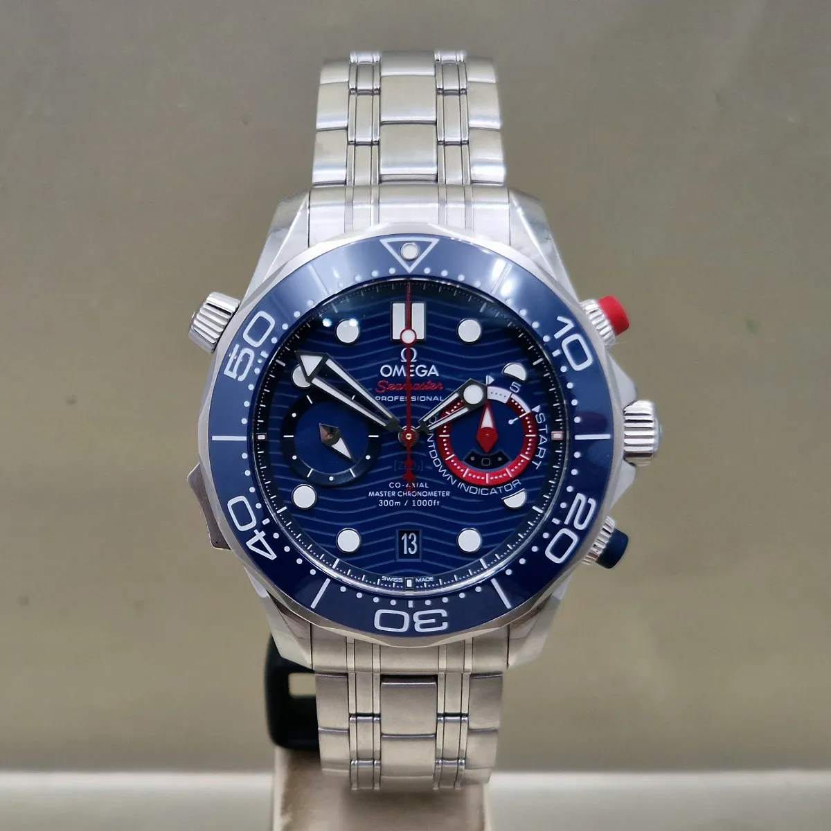 Omega Seamaster Diver 300M 210.30.44.51.03.002 44mm ACCIAIO Blue