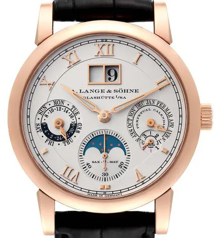 A. Lange & Söhne Langematik 310.032E 38.5mm Rose gold Silver