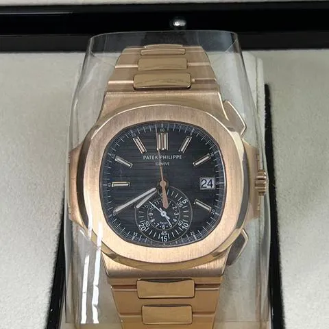 Patek Philippe Nautilus 5980/1R-001 40.5mm Rose gold Black