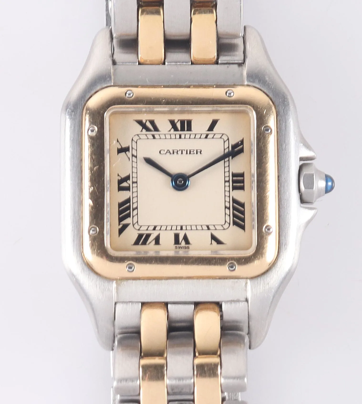 Cartier Panthère 66921 22mm Yellow gold and Stainless steel Cream