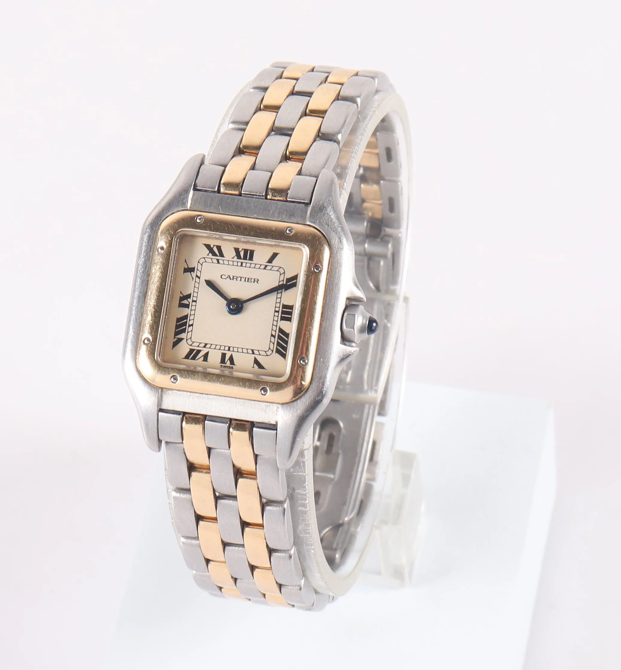 Cartier Panthère 66921 22mm Yellow gold and Stainless steel Cream 3