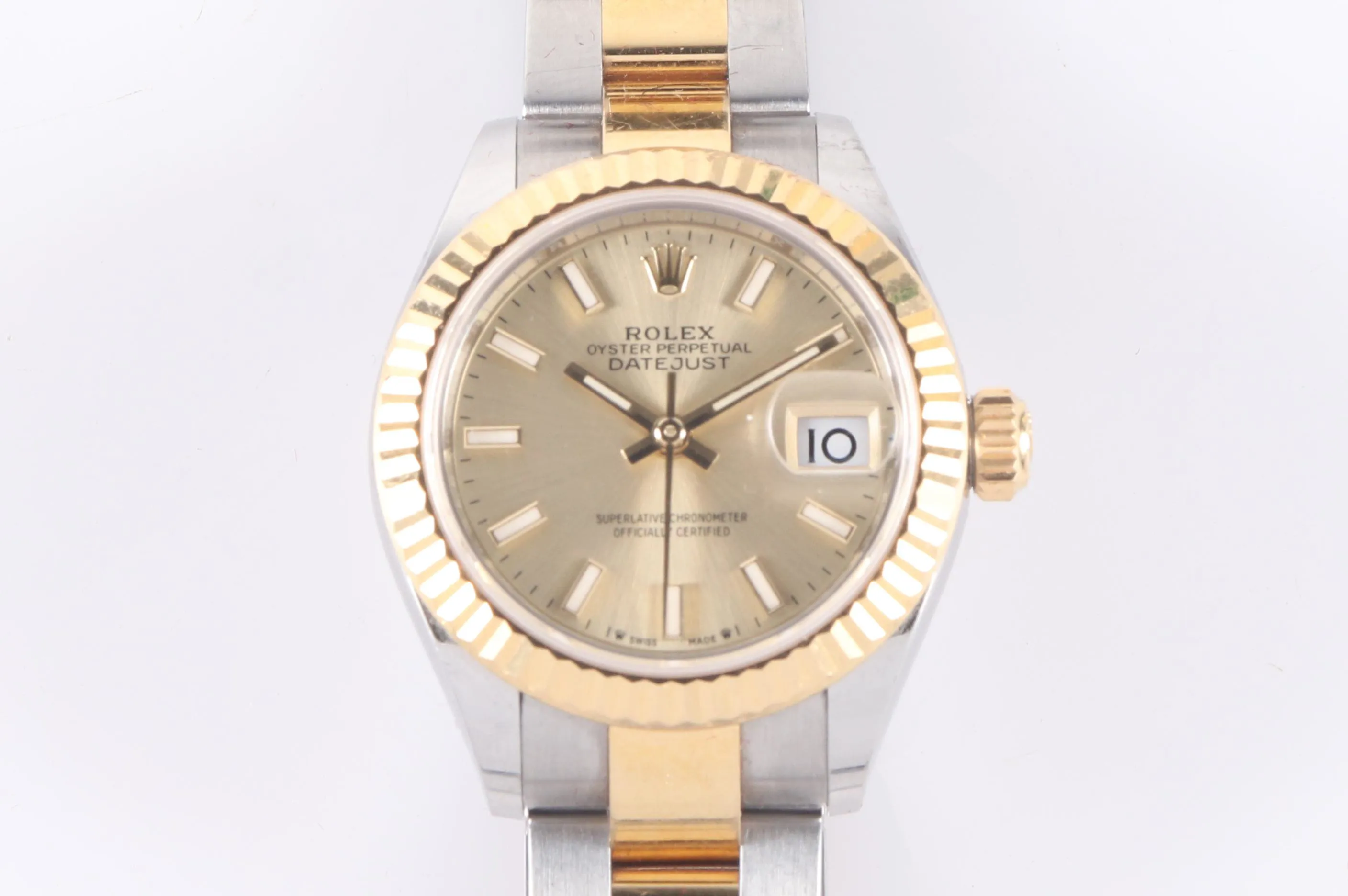 Rolex Lady-Datejust 279173 28mm Yellow gold and Stainless steel Gold colored