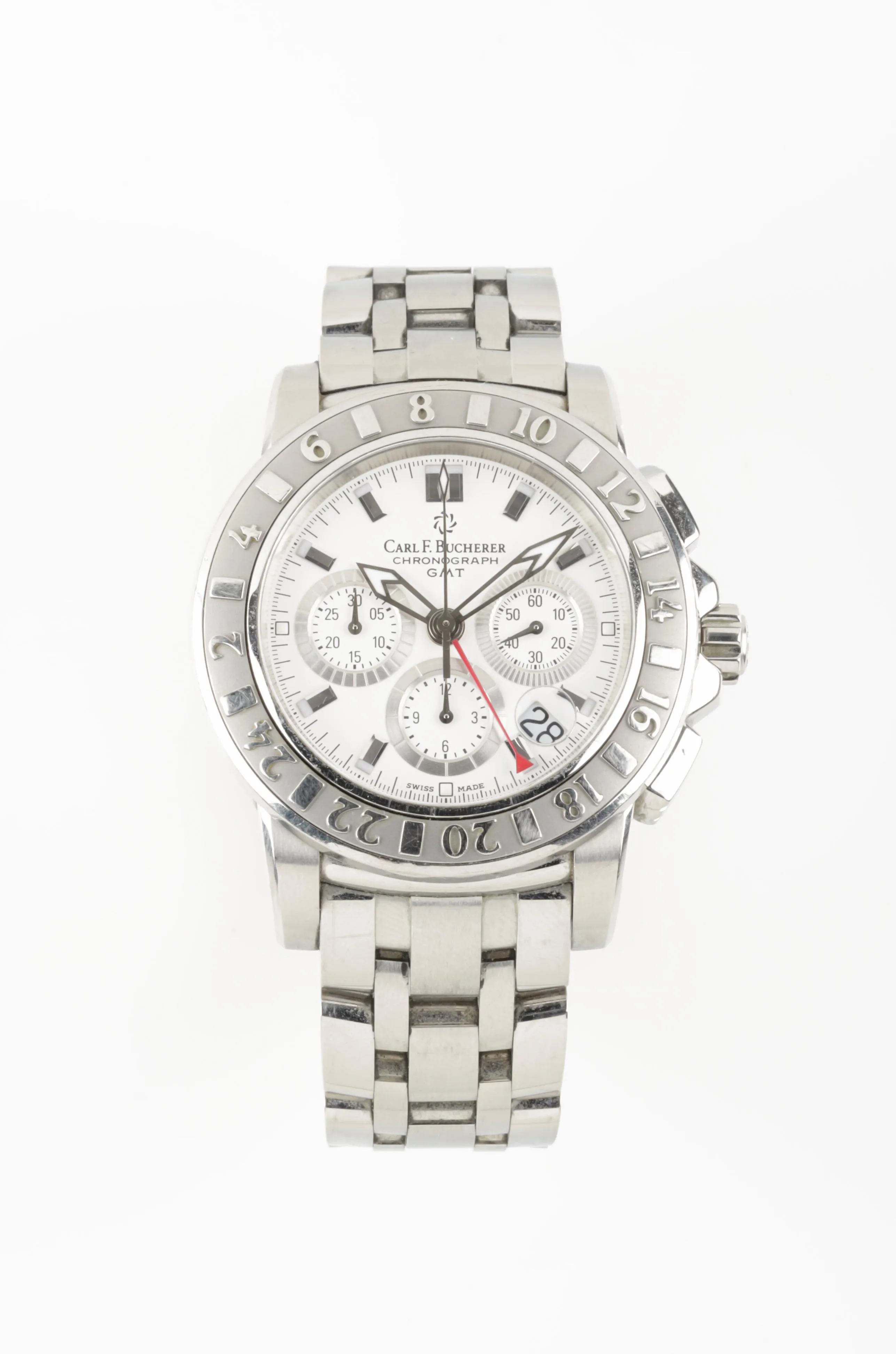 Carl F. Bucherer Patravi 10618.08 43mm Stainless steel White