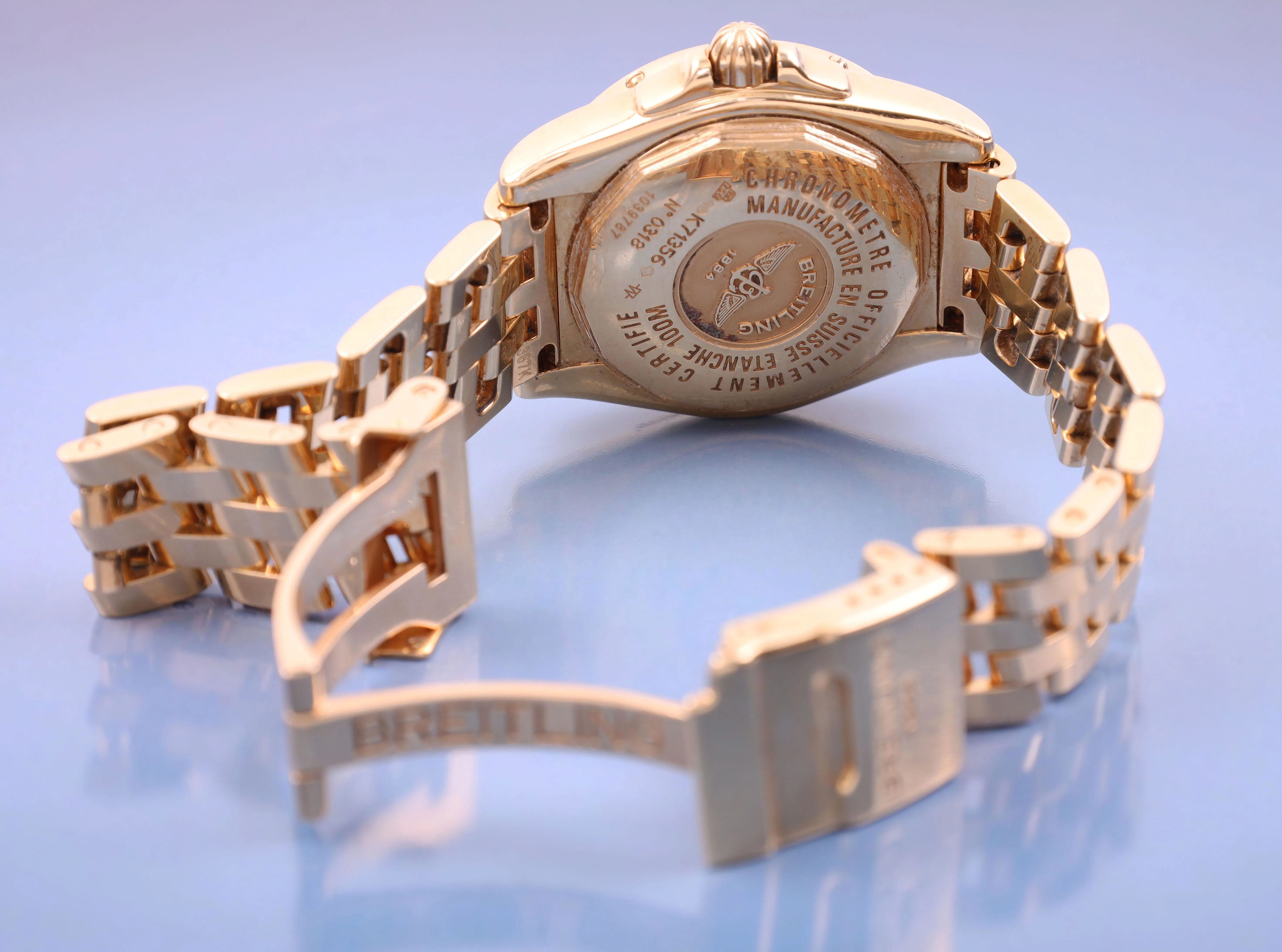 Breitling Cockpit K71356 30mm Yellow gold and Diamond 3