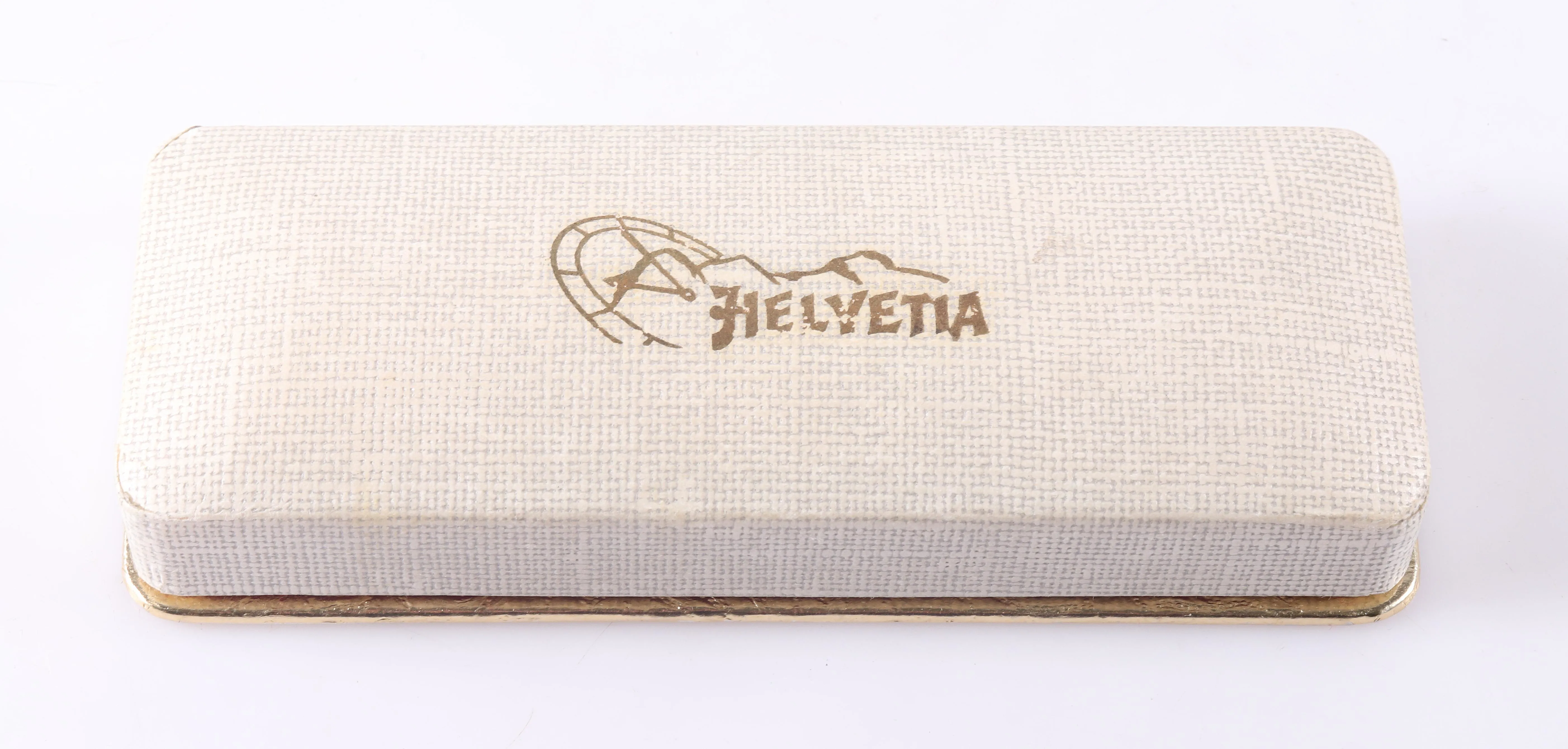 Helvetia 346 34mm Yellow gold Silver 4