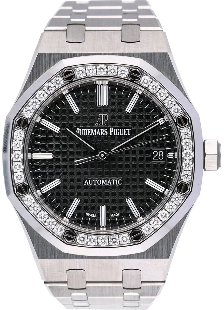 Audemars Piguet Royal Oak 15451ST.ZZ.1256ST.01 37mm Stainless steel Black