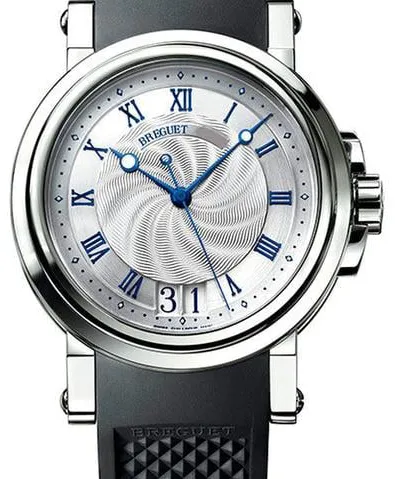 Breguet Marine 5817ST/12/5V8 39mm Stainless steel Guilloché