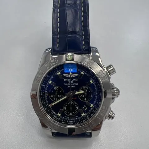 Breitling Chronomat AB0110 44mm Stainless steel Blue 1