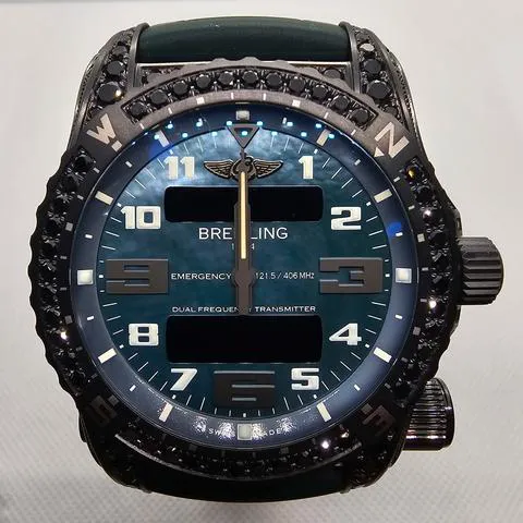 Breitling Emergency V76325 51mm Titanium Black