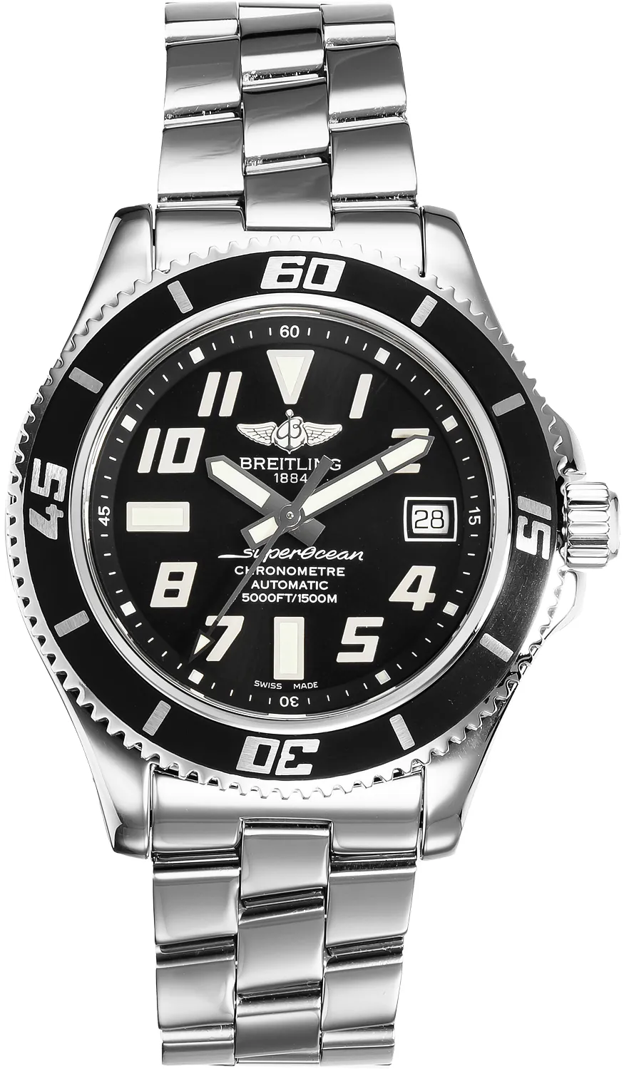 Breitling Superocean 42 A17364 42mm Stainless steel Black