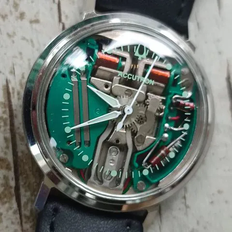 Bulova Accutron 214 34mm Stainless steel Skeletonized 1