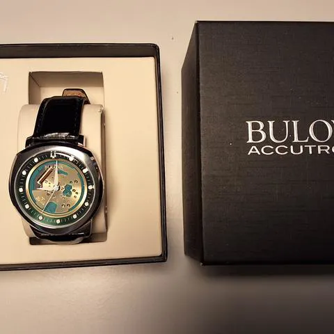 Bulova Accutron 96A155 42mm Stainless steel Green 7