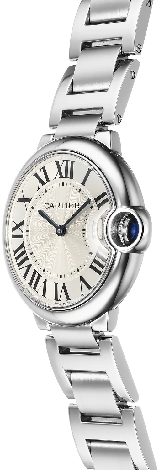 Cartier Ballon Bleu 36mm W69011Z4 36mm Stainless steel Silver Gray 1