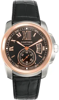 Cartier Caliber W7100051 Rose gold and Stainless steel