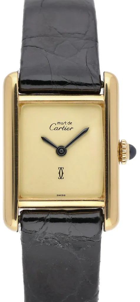 Cartier Must de Cartier 21mm Gold-plated Cream