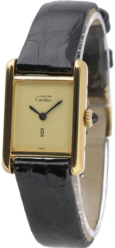 Cartier Must de Cartier 21mm Gold-plated Cream 1
