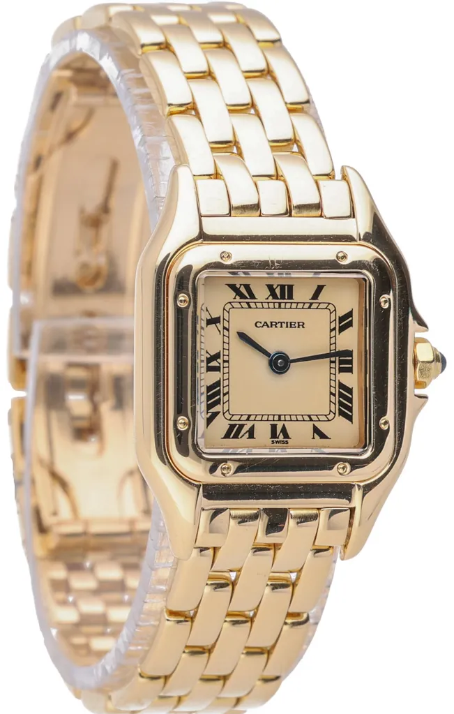 Cartier Panthère 86691 22mm Yellow gold Cream 3