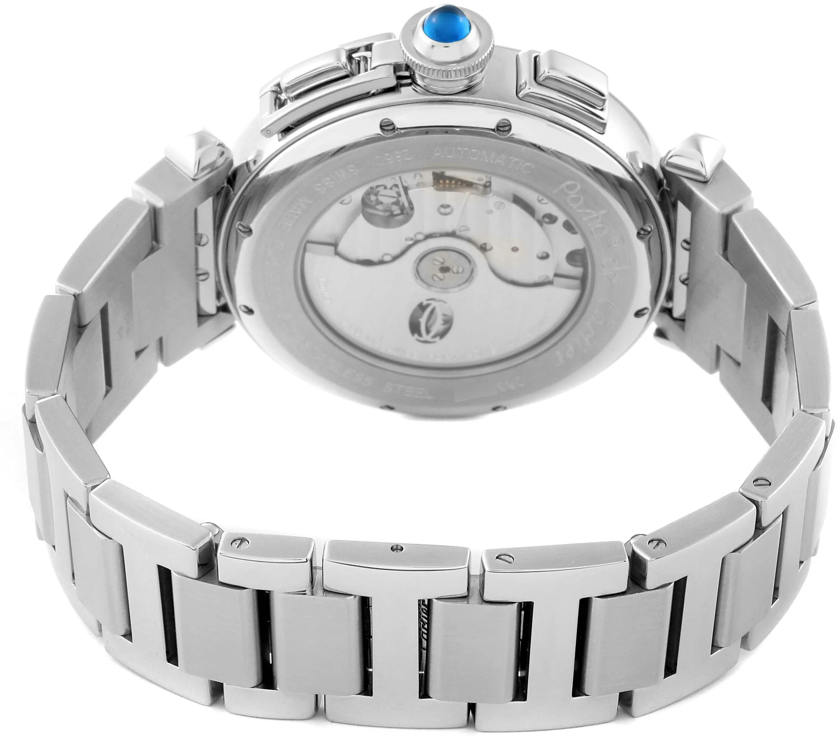 Cartier Pasha W31085M7 42mm Stainless steel Silver 3