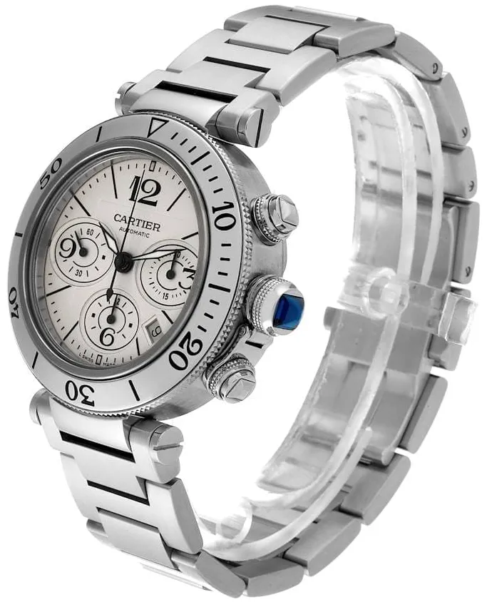 Cartier Pasha W31089M7 42.5mm Stainless steel Silver 1