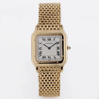 Cartier Santos Dumont 96054 Yellow gold White