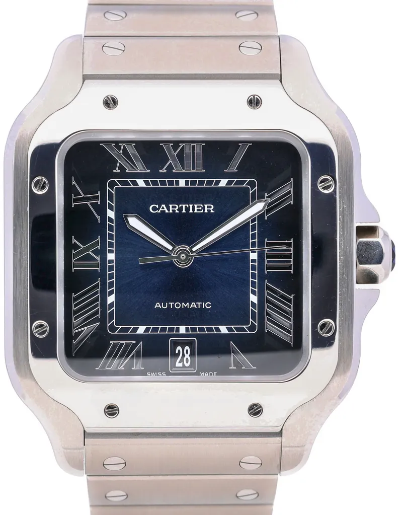 Cartier Santos WSSA0030 40mm Stainless steel Blue