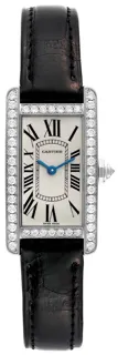 Cartier Tank Américaine WB707331 White Gold$Diamond-set Silver