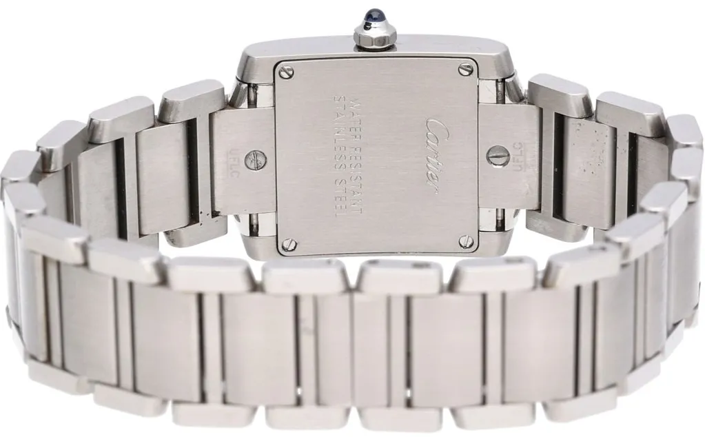 Cartier Tank Française 2384 20mm Stainless steel White 6