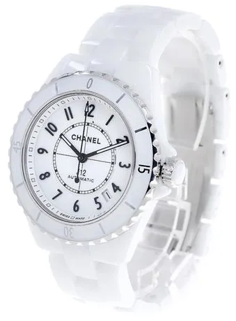 Chanel J12 H5700 38mm White ceramic White 2