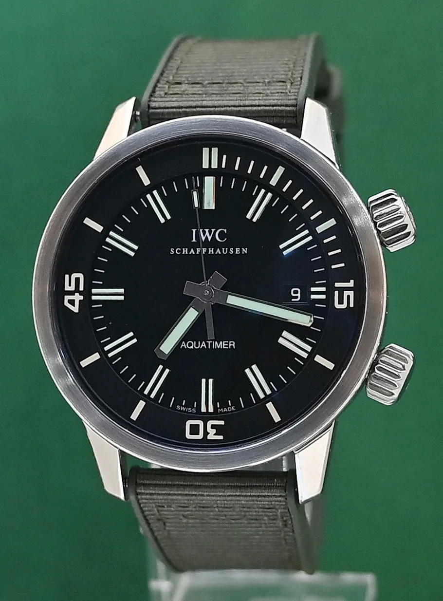 IWC Aquatimer IW323101 44mm Stainless steel Black